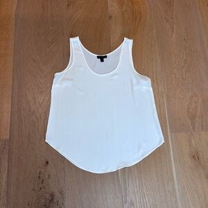 J Crew White Tank Top | S | Classic | Work | Basics | Foundation Piece